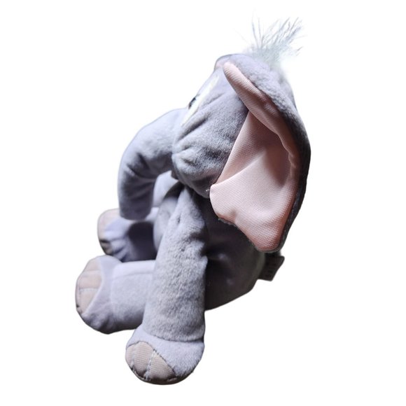 2000 Endangered Wildlife Friends Elephant Plush Bean Bag Stuffed Animal Y2K 7 In - Picture 2 of 7